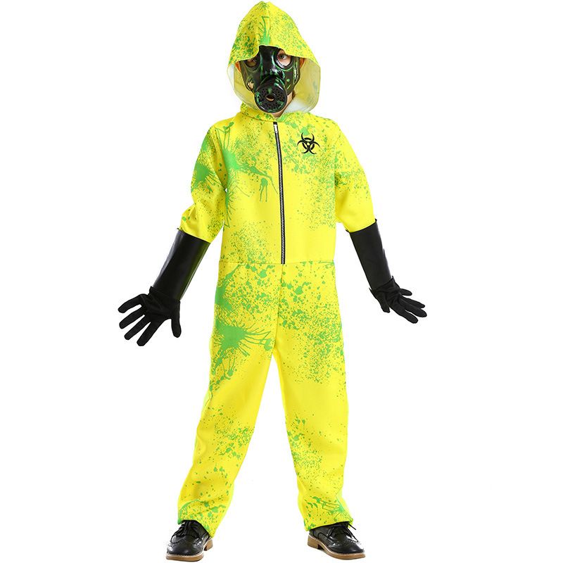 Wholesale Halloween Cosplay Splash Printing Biohazard Protective Clothing Nihaojewelry