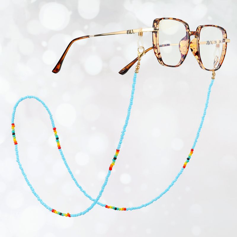 Cadena De Gafas Colgantes De Letras De Color Caramelo Retro Al Por Mayor Nihaojewelry