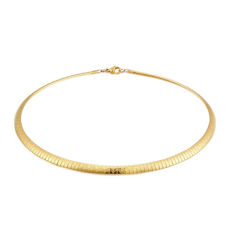 Chapados en oro de 18k Moda Geométrico Collar