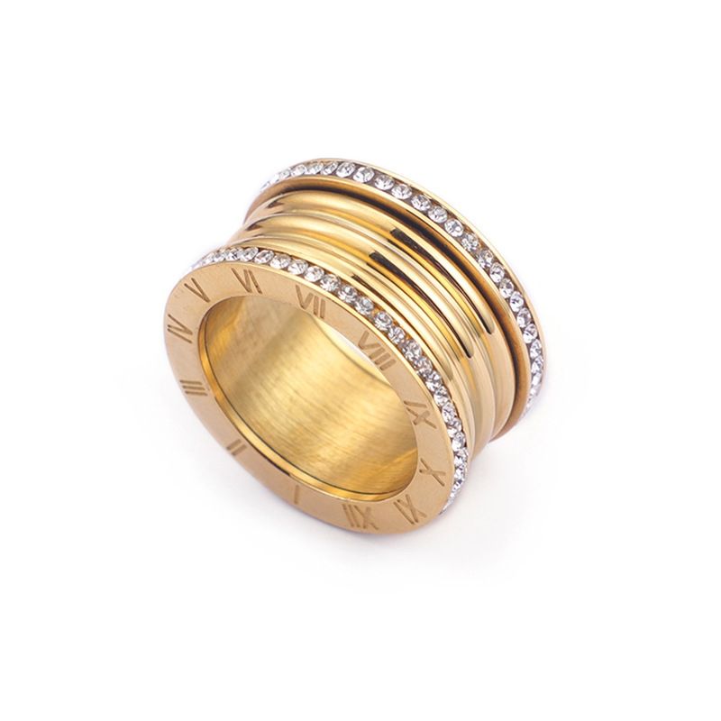 304 Stainless Steel 18K Gold Plated Geometric