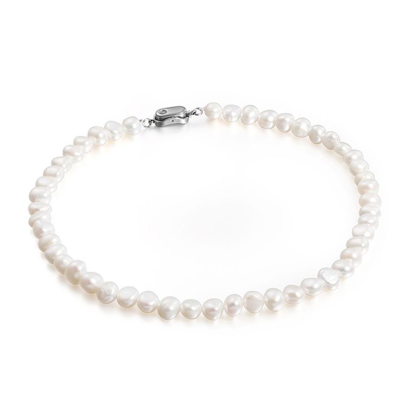 Simple White Pearl Short Necklace Wholesale Jewelry Nihaojewelry