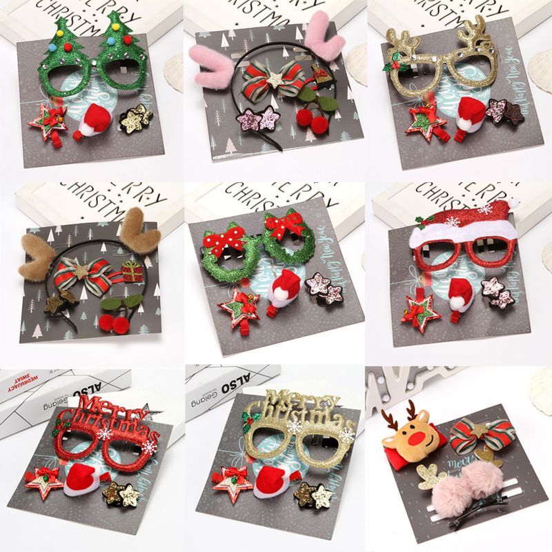 Christmas Glasses Hairpin Decorations Wholesale Nihaojewelry