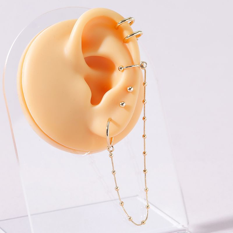 Fashion Long Tassel Ear Clip Set Wholesale Nihaojewelry