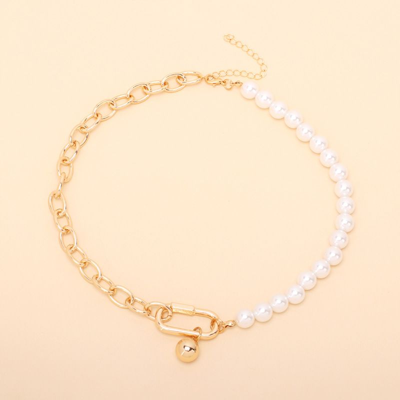 Wholesale Collier De Perles D&#39;épissage En Métal De Mode Nihaojewelry