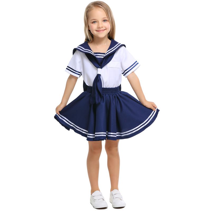 Fashion Children's Navy Sailor Cosplay Clothes Wholesale Nihaojewelry