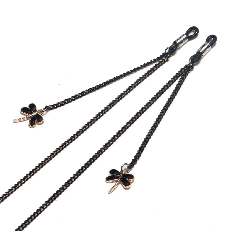 Fashion Black Dragonfly Pendant Chain Glasses Chain Wholesale Nihaojewelry