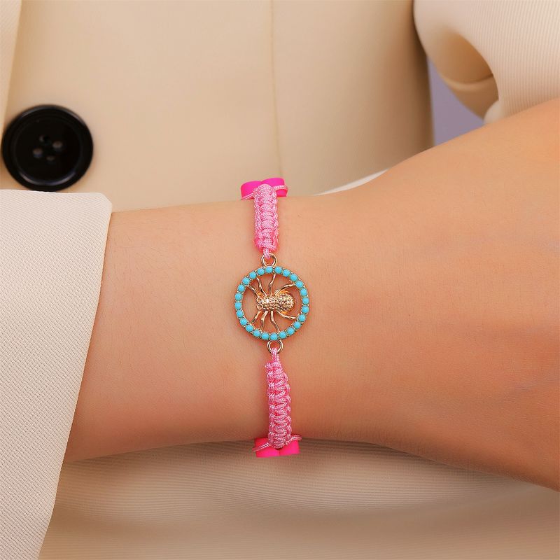 Simple Adjustable Color Insect Flower Hand-woven Bracelet Wholesale Nihaojewelry