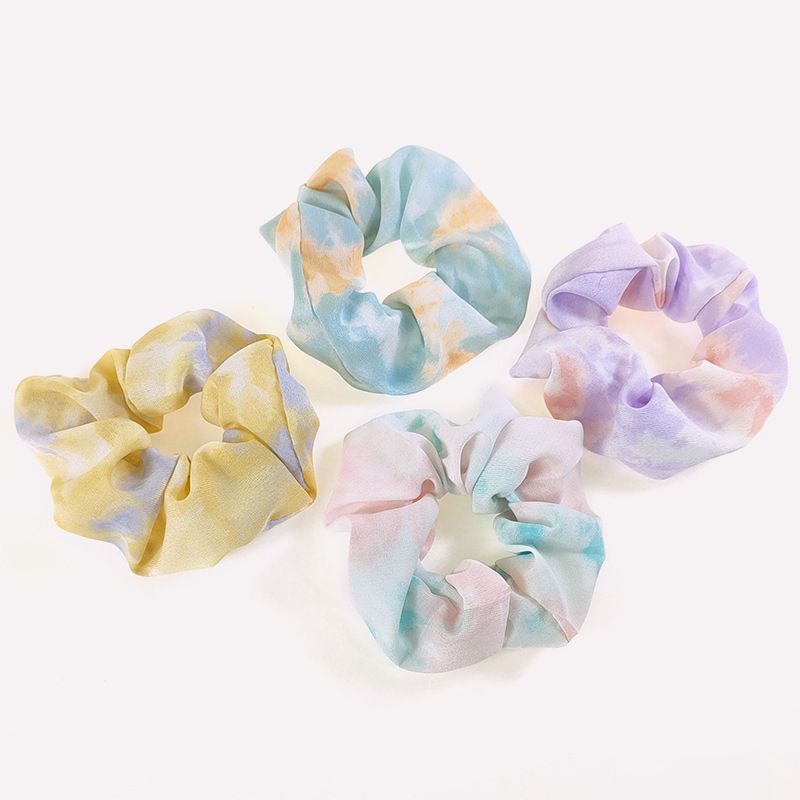 Tie-dye Simple Fabric Folds Hair Scrunchies Wholesale Nihaojewelry