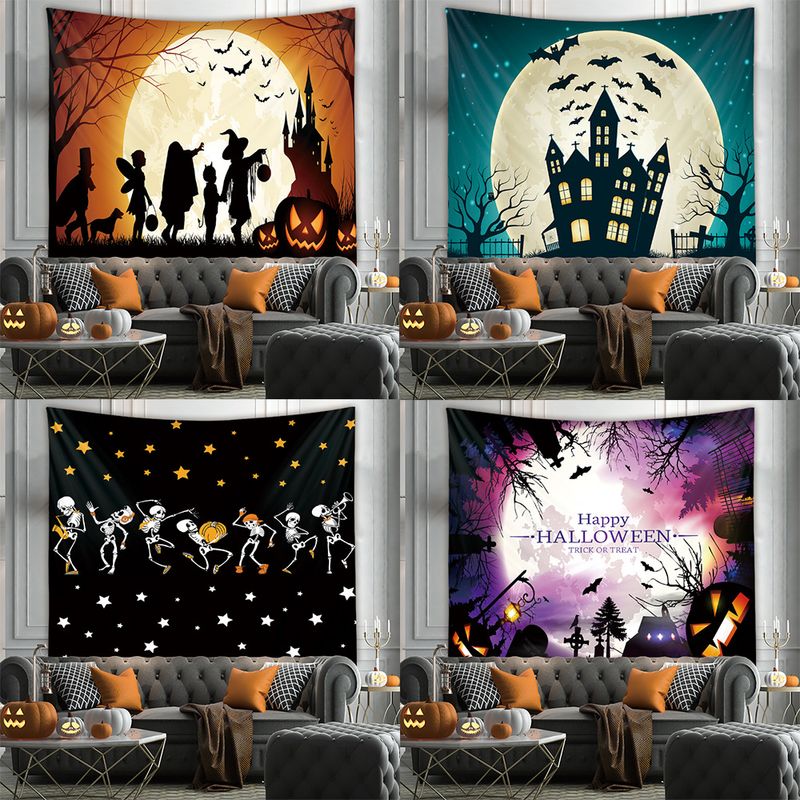 Halloween Room Wall Decoration Background Cloth Fabric Painting Tapestry Wholesale Nihaojewelry