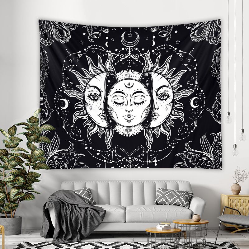 Vintage Figure Contrast Color Tapestry Room Decoration Background Hanging Cloth Wholesale Nihaojewelry