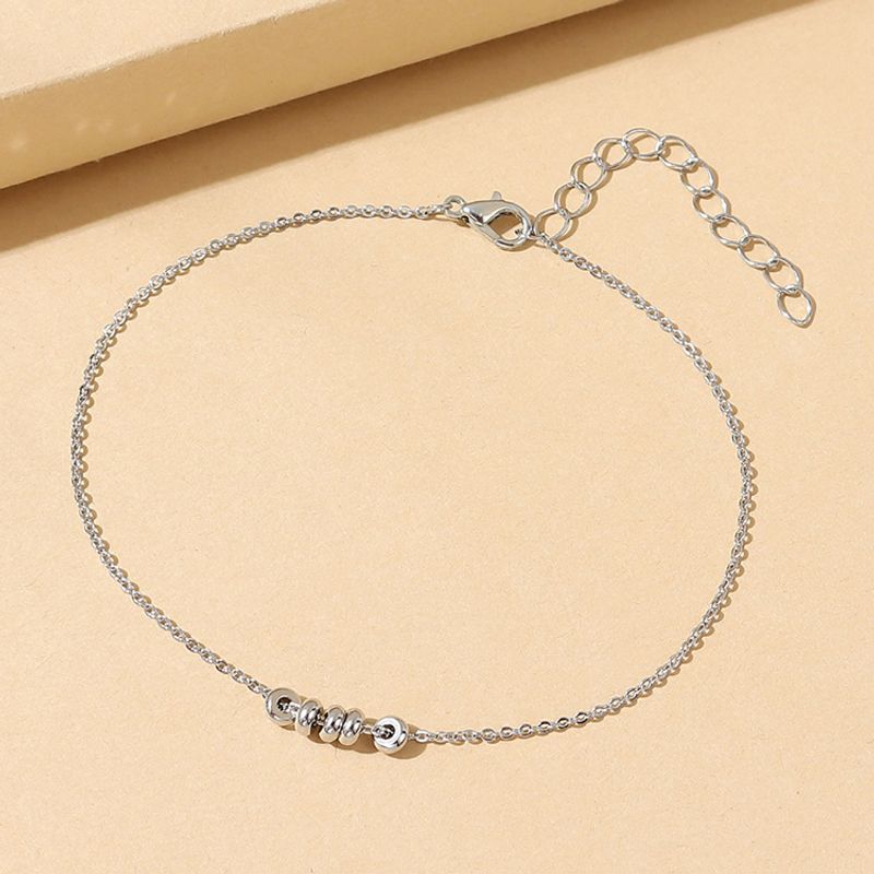 Bracelet De Cheville En Perles Rondes Coréennes En Gros Nihaojewelry