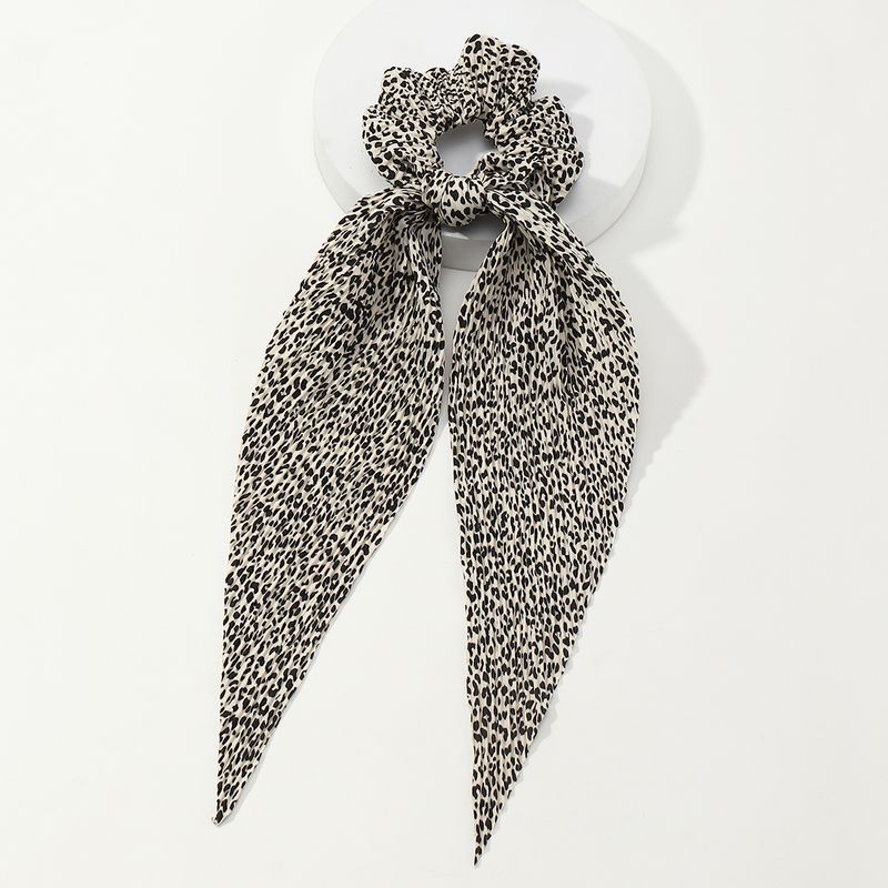 Vintage Fashion Leopard Ribbon Hair Tie Wholesale Nihaojewelry
