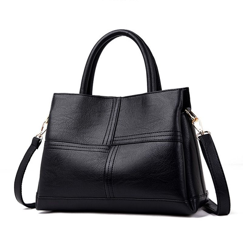 Cross-border 2020 New Korean Style Large Capacity Soft Leather High Quality Versatile Handbag Versatile Women's Bag Foreign Trade Manufacturer