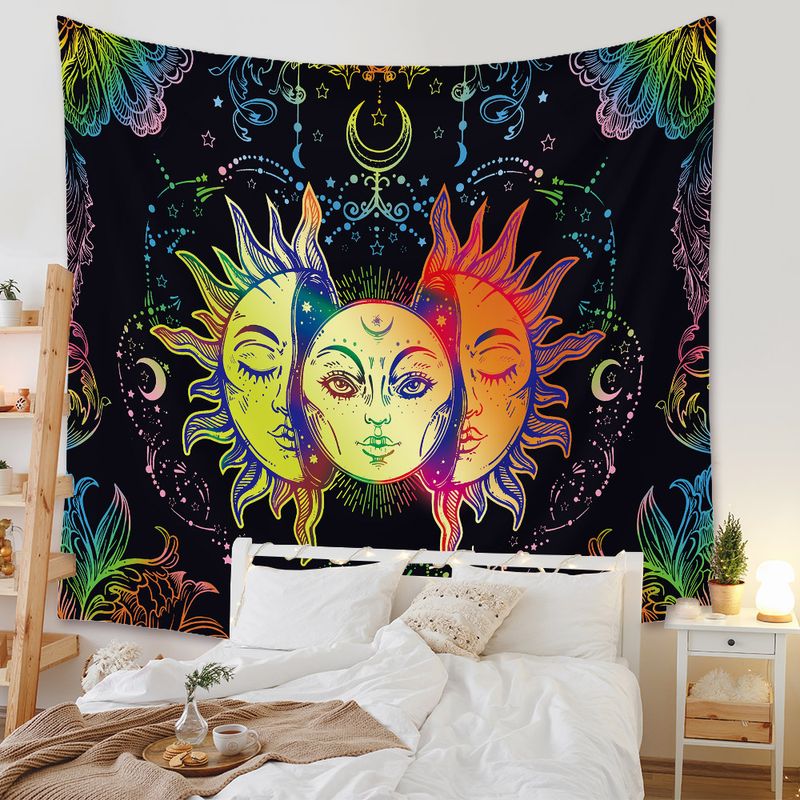 Bohemian Colorful Sun Tapestry Background Wall Decoration Wholesale Nihaojewelry