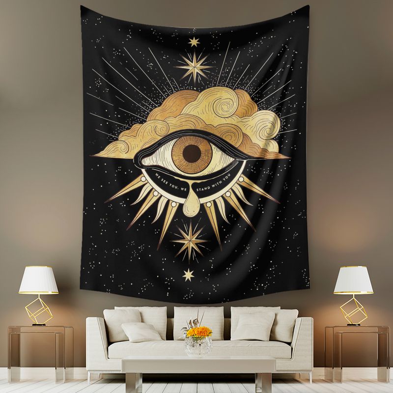 Retro Gold Eye Tapestry Background Wall Decoration Wholesale Nihaojewelry