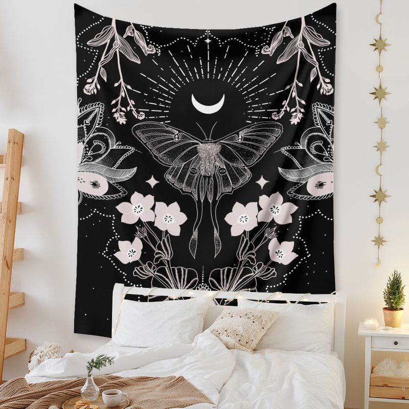 Bohemian Tapestry Butterfly Flower Printing Background Hanging Cloth Tapestry Wholesale Nihaojewelry