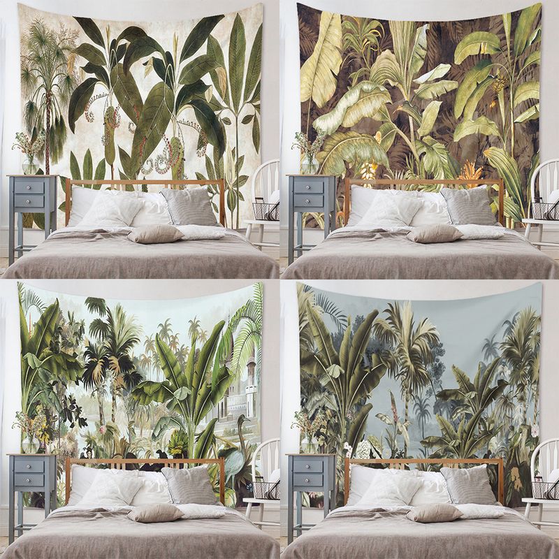 Tropical Jungle Green Plant Tapestry Home Bedroom Decoration Wholesale Nihaojewelry