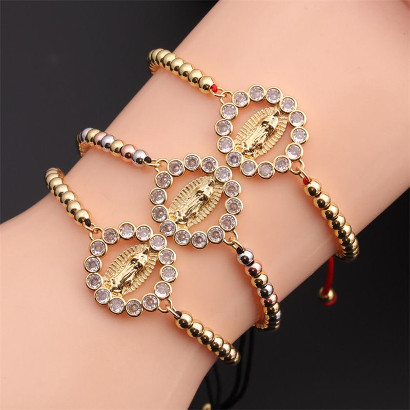 Simple New Copper-plated Real Gold Maria Bracelet Wholesale Nihaojewelry