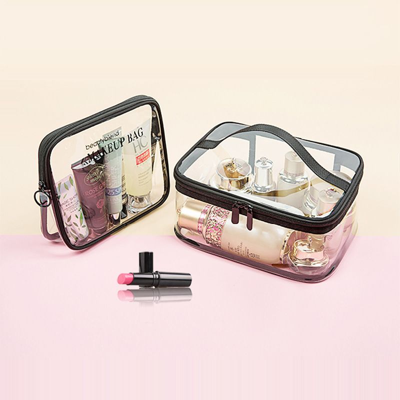 Simple Visual Transparent Cosmetic Bag Wholesale Nihaojewelry