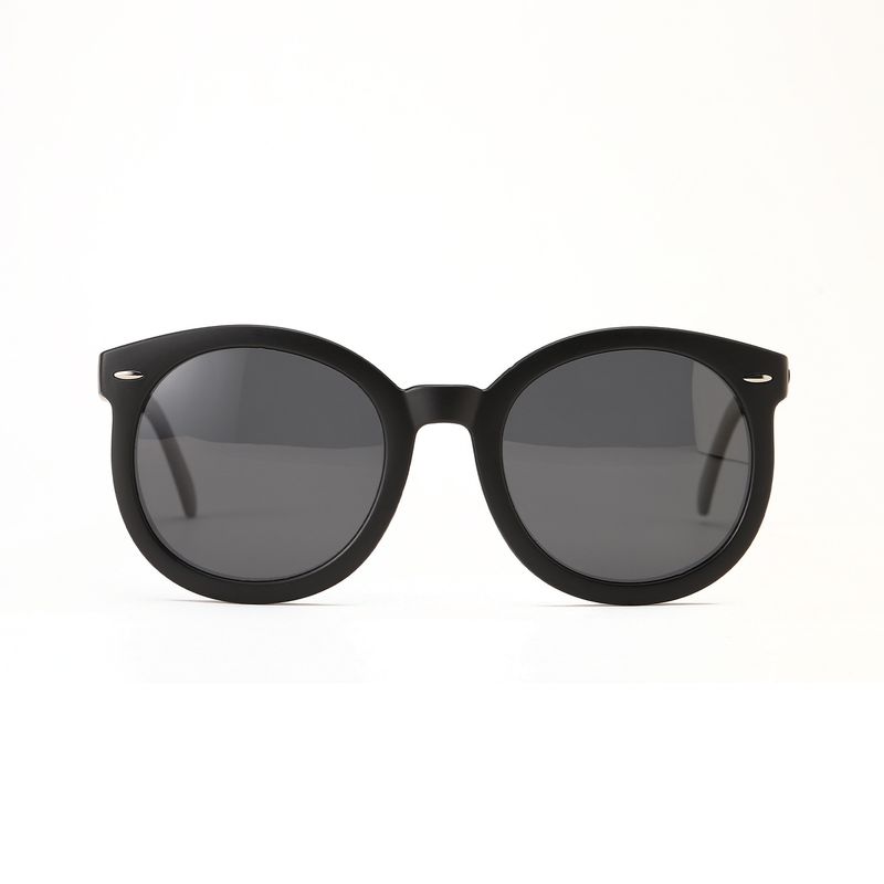 Polarized Round Rivet Blue Frame Sunglasses Wholesale Nihaojewelry
