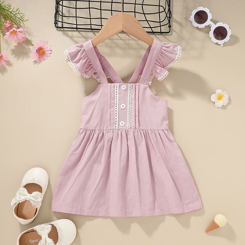 Fashion Children's Suspender Dress Wholesale Nihaojewelry
