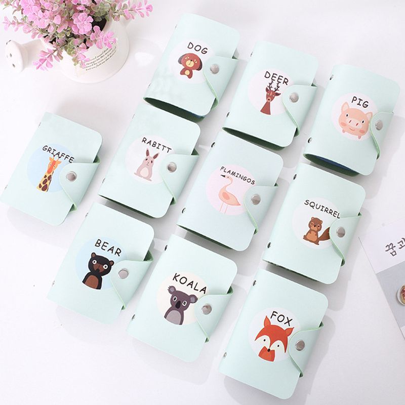 Creative Pu Leather Animal Multi-card Holder Wholesale Nihaojewelry