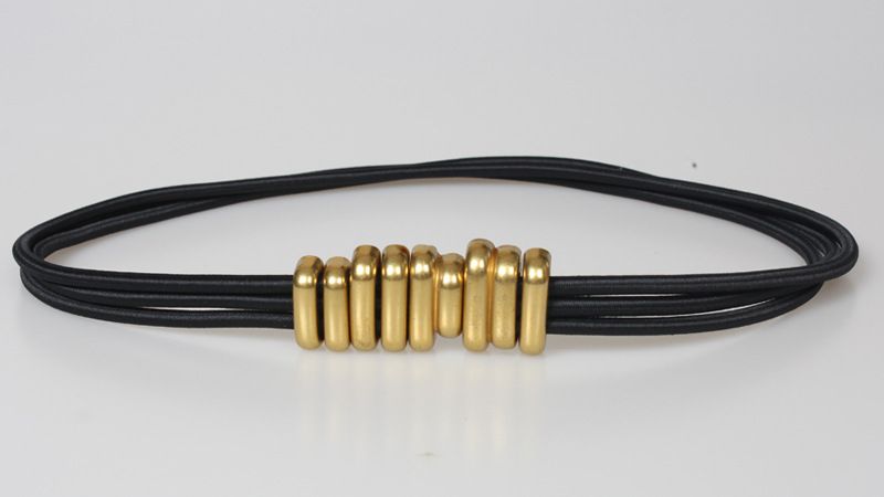 Fashion Geometric Multi-layer Metal Buckle Thin Rope Girdle Wholesale Nihaojewelry