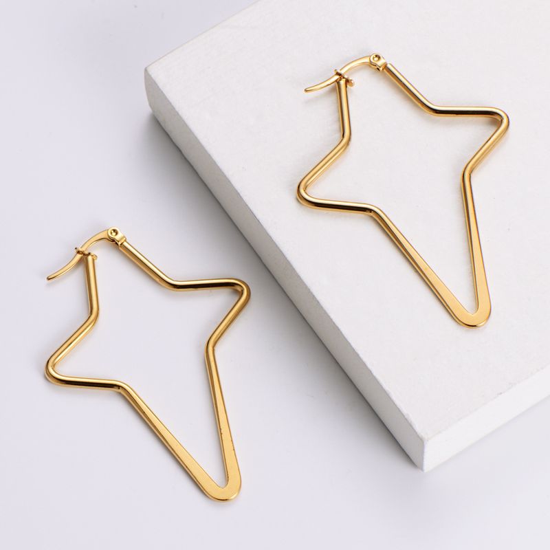 Autumn Hot Sale Simple Atmosphere Earrings Round Line Fashion Korean Style Fresh Geometric Jewelry