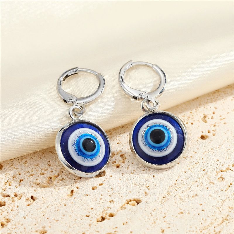 European And American New Devil's Eye Blue Eye Earrings Creative Earrings