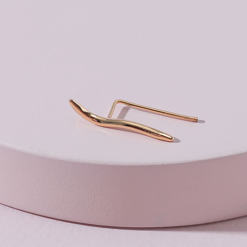Fashion Jewelry Simple Copper Geometric Stud Ear