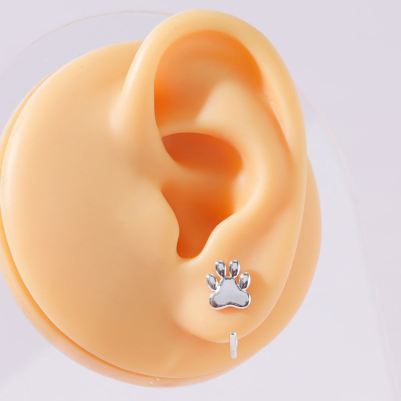 Fashion Jewelry Single Curved Pin Stud Earrings