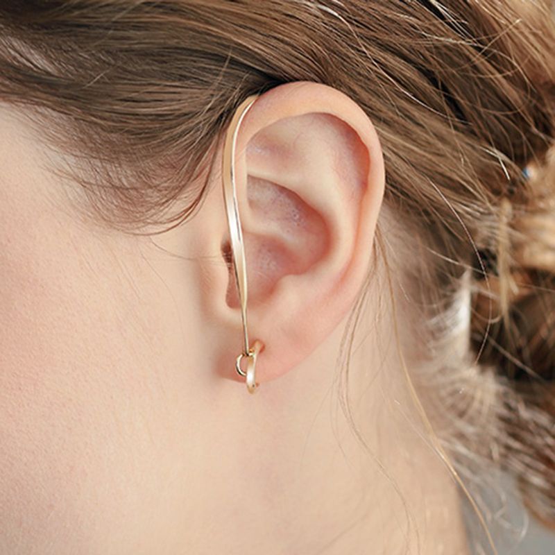 Fashion Jewelry Unilateral Asymmetric Earrings Ear Clips Earrings