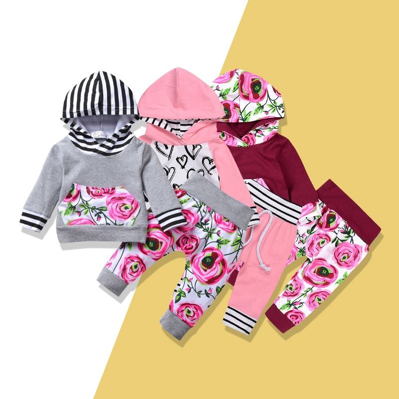 Children's Clothing Sweater Long-sleeved Hooded New Printed Children's Suit