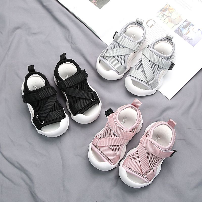 Solid Soft Sole 2021 Summer New Children's Sandals For Men And Women Baby Brand Children's Shoes Beach Shoes