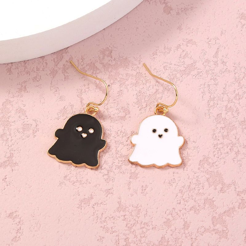 Halloween White Black Ghost Earrings Wholesale Nihaojewelry