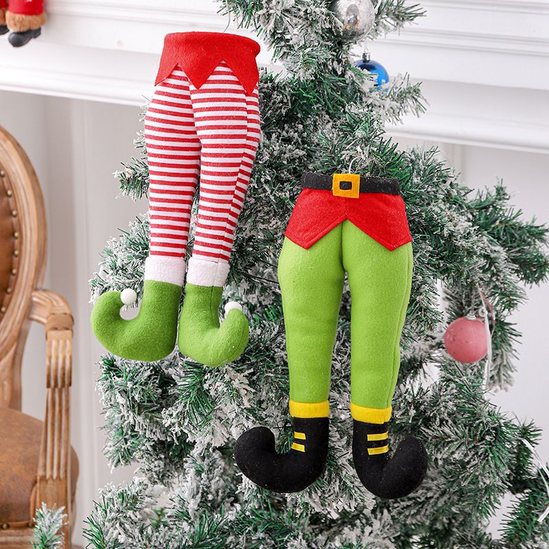 Christmas Ornaments Cute Elf Legs Window Decoration Pendant Wholesale Nihaojewelry