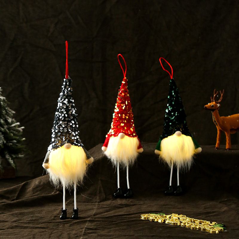 Weihnachtslange Beine Gesichtslose Leuchtende Puppendekoration Großhandel Nihaojewelry