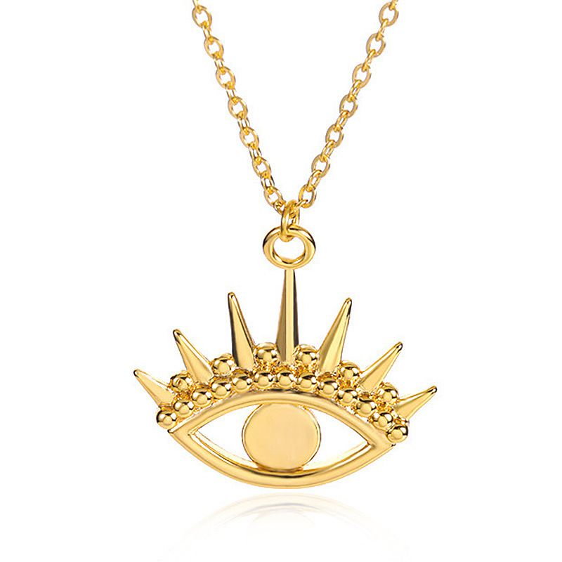 New Demon Eye Pendent Alloy Necklace Wholesale Nihaojewelry