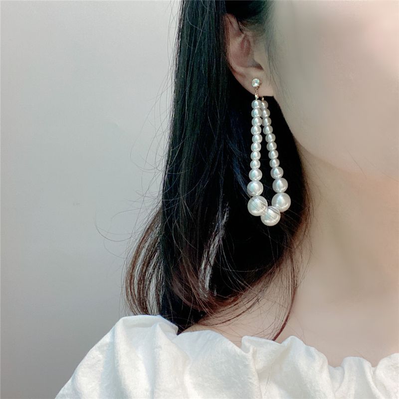 Boucles D&#39;oreilles Rétro En Forme De Goutte Creuse En Perles Bijoux En Gros Nihaojewelry