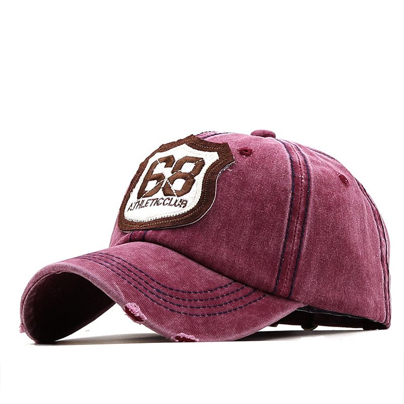 Mode Rétro Nouvelles Casquettes De Baseball De Broderie De 68 Lettres En Gros Nihaojewelry