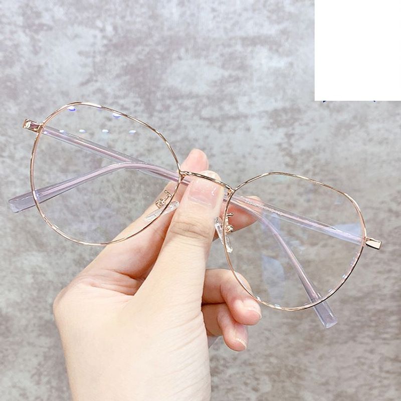 El Nuevo Estilo  Se Puede Combinar Con Gafas De Miopía Con Montura De Gafas De Espejo Irregulares