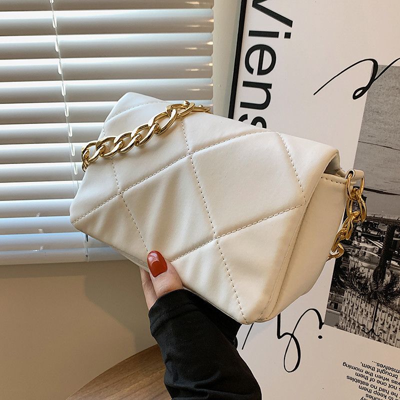 Mode Rhombus Kette Tasche Frauen Herbst Und Winter 2022 Rhombus Geprägte Tasche