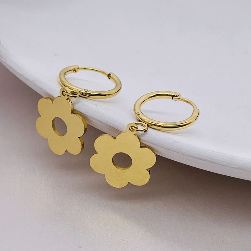 Flower Earrings Female Niche Design Fashion Luxury Simple Earrings