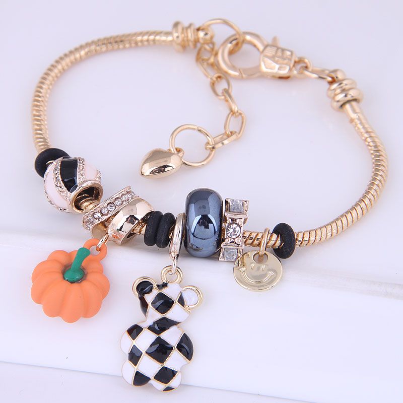 Bracelet En Alliage Pendentif Animal Fruitier En Métal De Mode Européenne Et Américaine