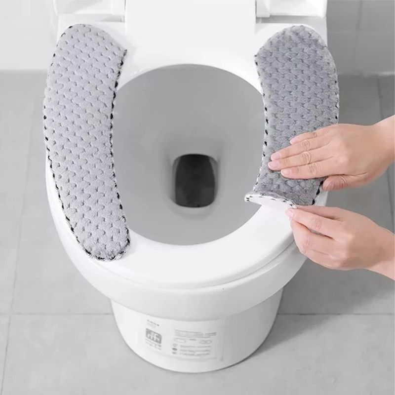 Wholesale Grey Pair Of Sticky Toilet Stickers