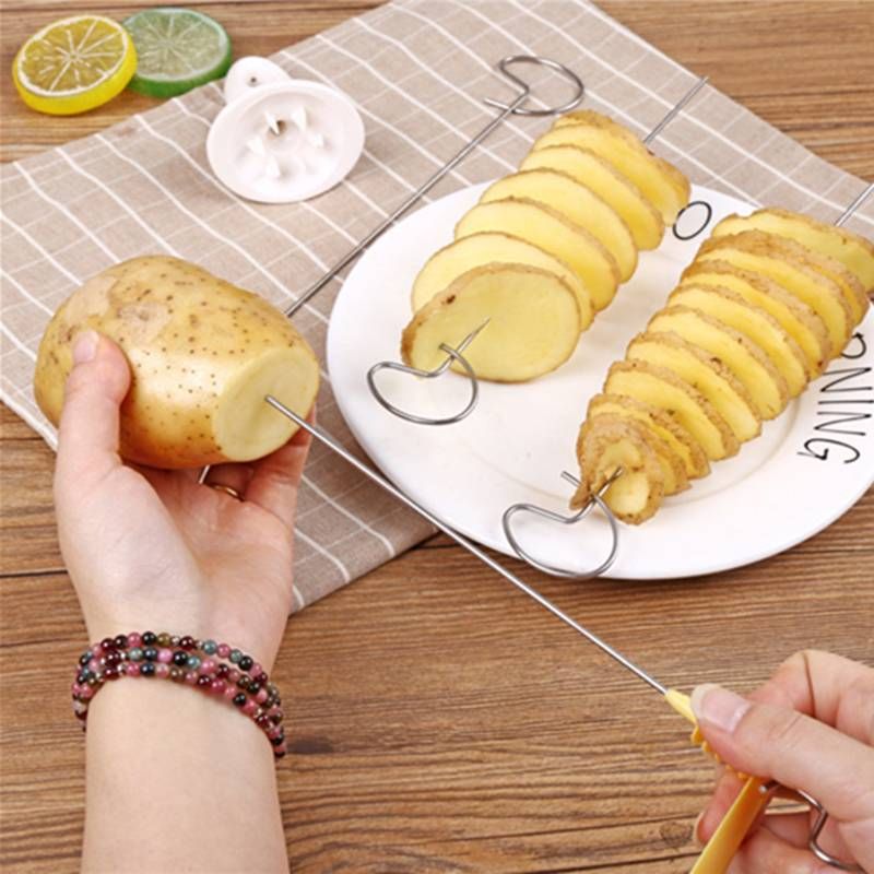Kitchen Supplies Potato Slicer Multi-function Hand Cutter