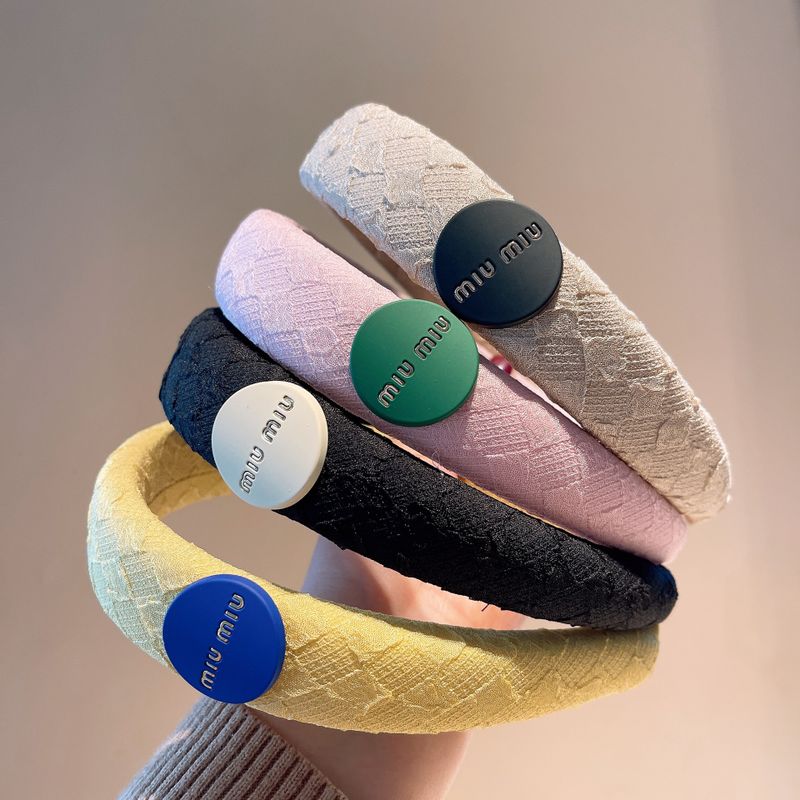 Retro Contrast Color Cotton Three-dimensional Hairpin Headband Jewelry