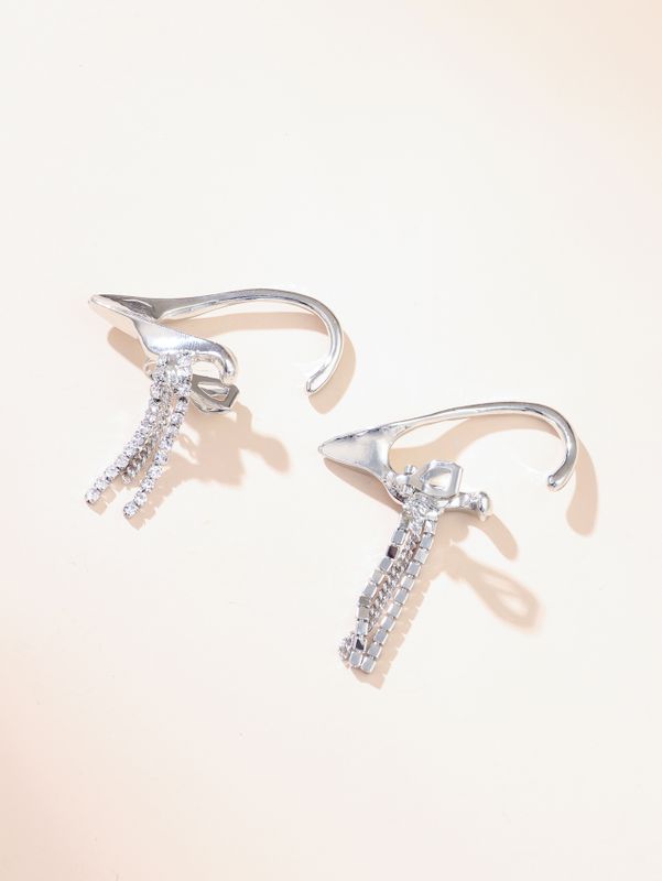 European And American Fashion Chain Ear Bone Clip Geometric Cochlea Ear Clip Jewelry