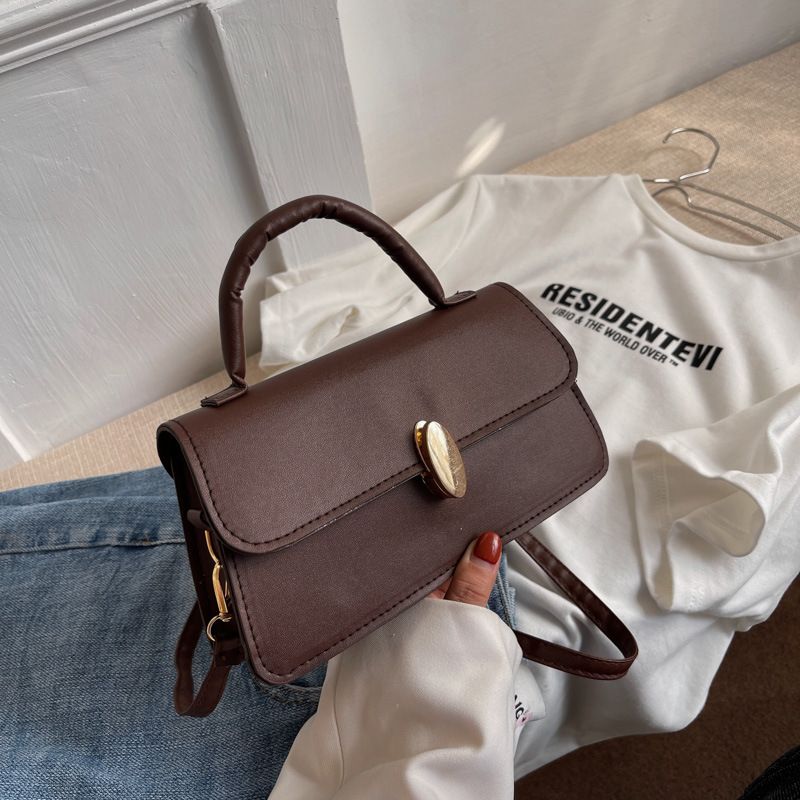 أزياء الموضة الجديدة بلون الكتف حقيبة رسول حقيبة صغيرة مربعة