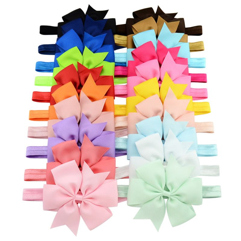 Children's Hairband Ribbon Bow Hairband European And American Children's Accessories